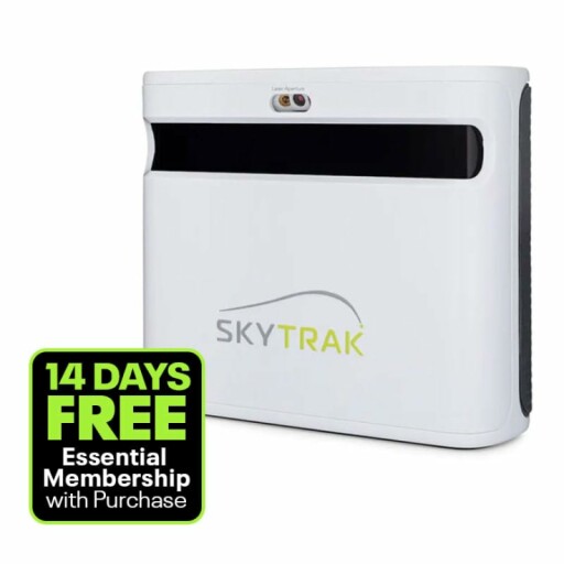 SkyTrak+ 2025 Golf Launch Monitor & Simulator in use.