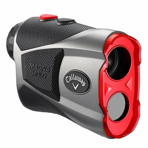 Callaway golf rangefinder with red accents.
