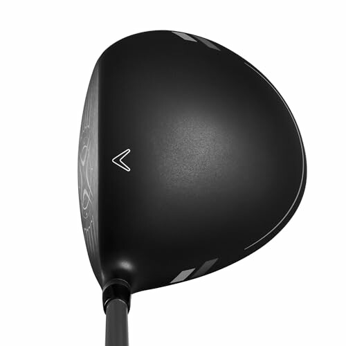 Golf driver club head with a sleek design and logo.