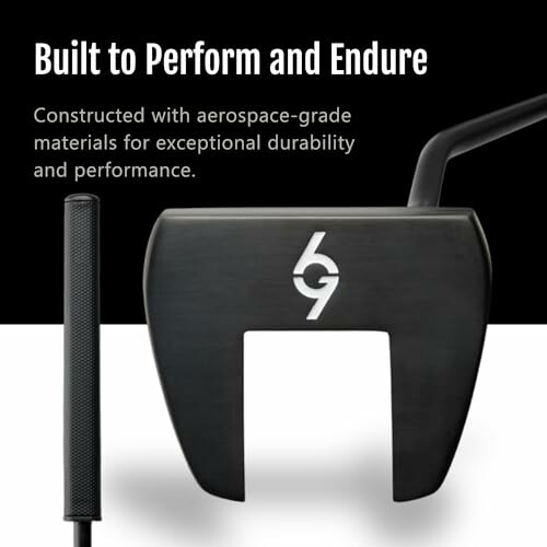High-performance golf putter with aerospace-grade materials