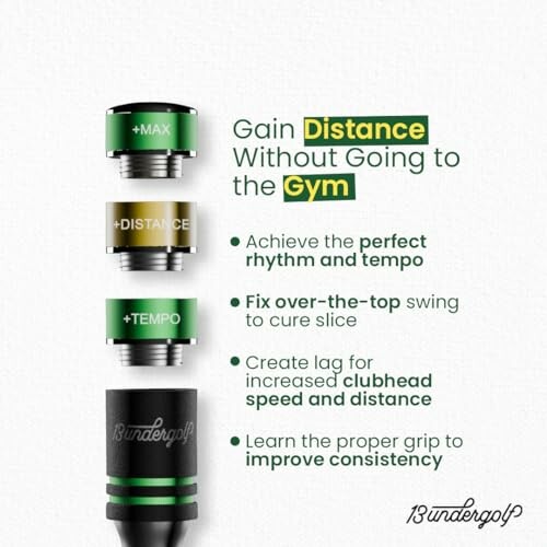 Golf training aids to gain distance without gym