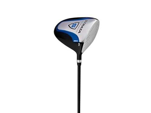 Strata golf club driver with blue and black design