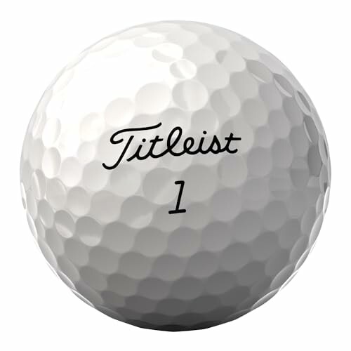Titleist golf ball with number 1.