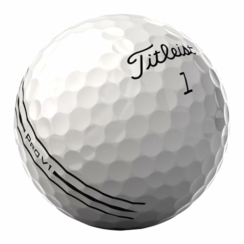 Titleist Pro V1 golf ball with logo.
